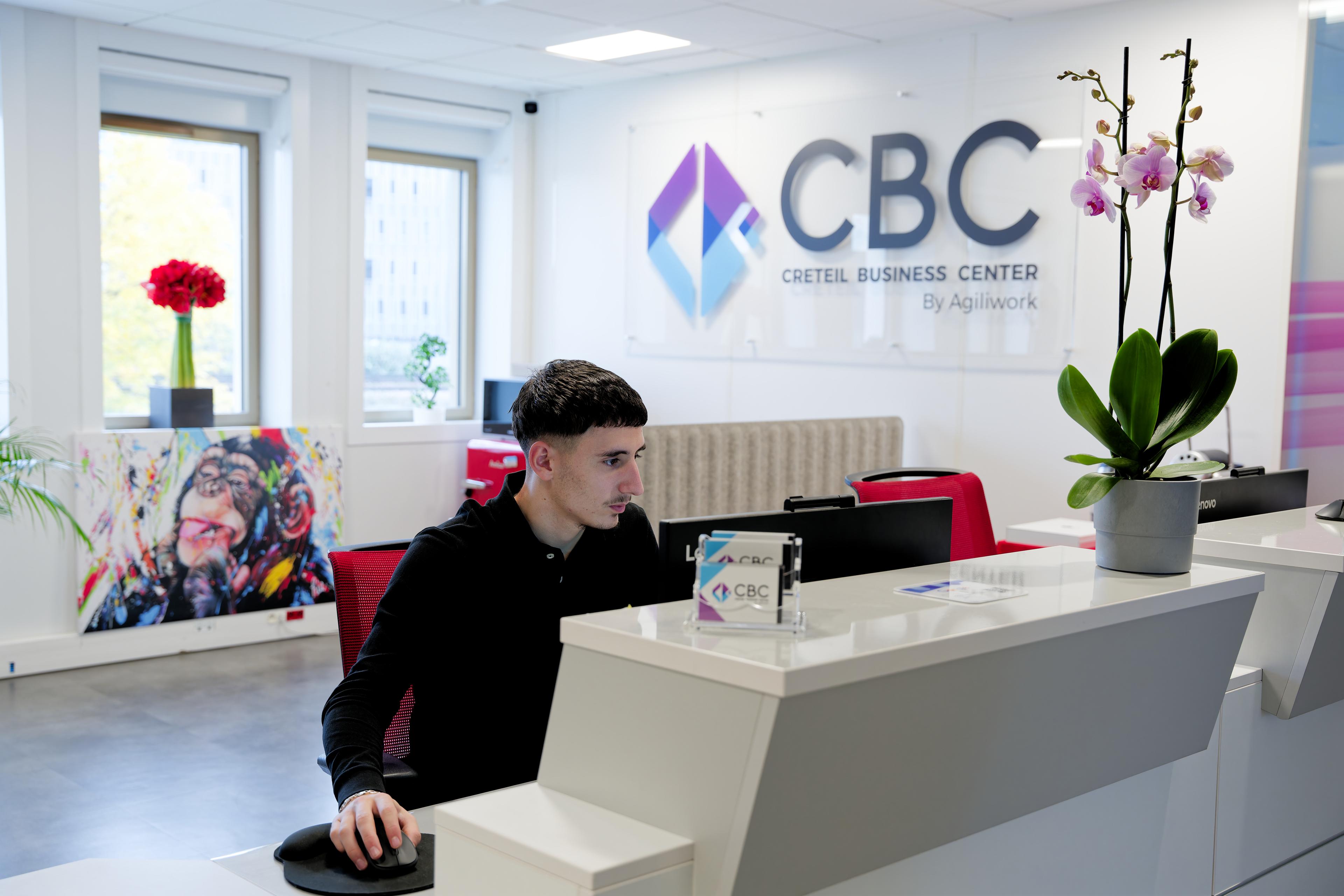 Comptoir d’accueil du centre d’affaires